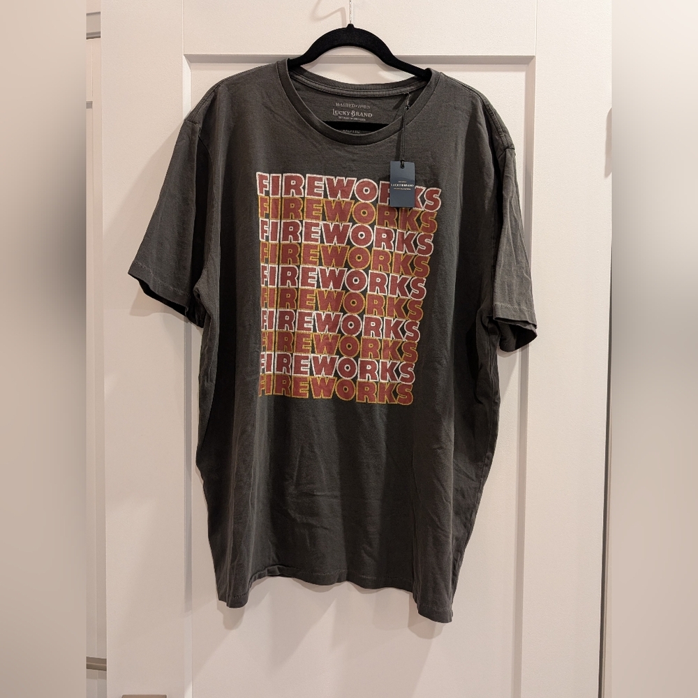 Lucky Brand Fireworks, I'm not a certified pyro technician Tshirt XXL